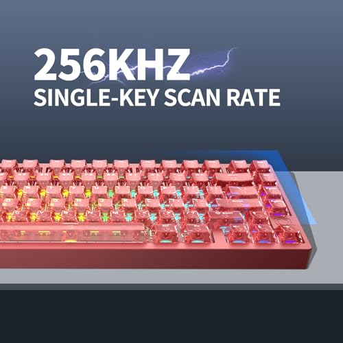 IROK MG75PRO 81 Keys Wired Magnetic Switch Mechanical Keyboard, Hall Effect, 8KHZ/ARGB/CNC Aluminum, Gasket Structure Gaming Keyboard(Red) - Image 3