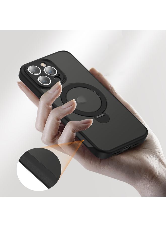 اس-توب جراب لهاتف iPhone 15 360 Magsafe Ring Holder TPU Hybrid PC Phone Case - Image 2