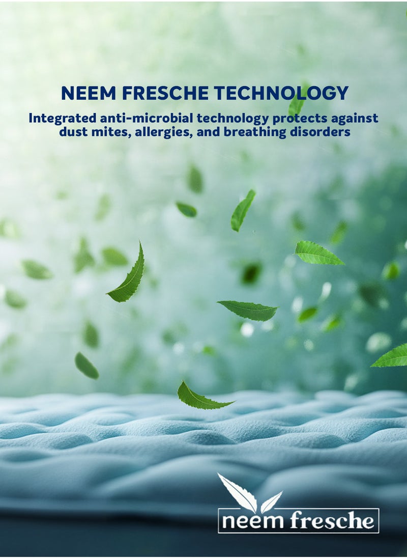 Sleepwell Sleepwell Ortho Pro Profiled Foam | 10 Night Trial | Impressions Memory Foam Mattress With Airvent Cool Gel Technology | King Bed Size (200L x 180W x 20H cm)  - Image 4