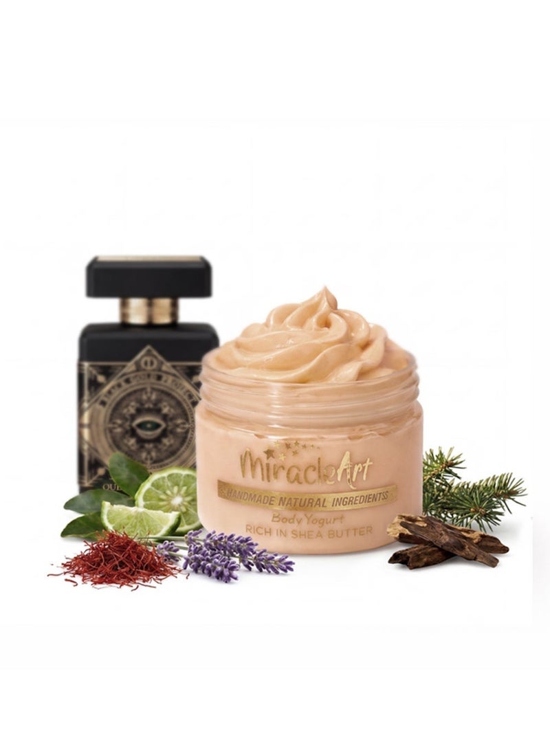 Miracle Art Body Yogurt - Oud Night inspired by Initio oud for greatness 4.23 Oz - Image 3