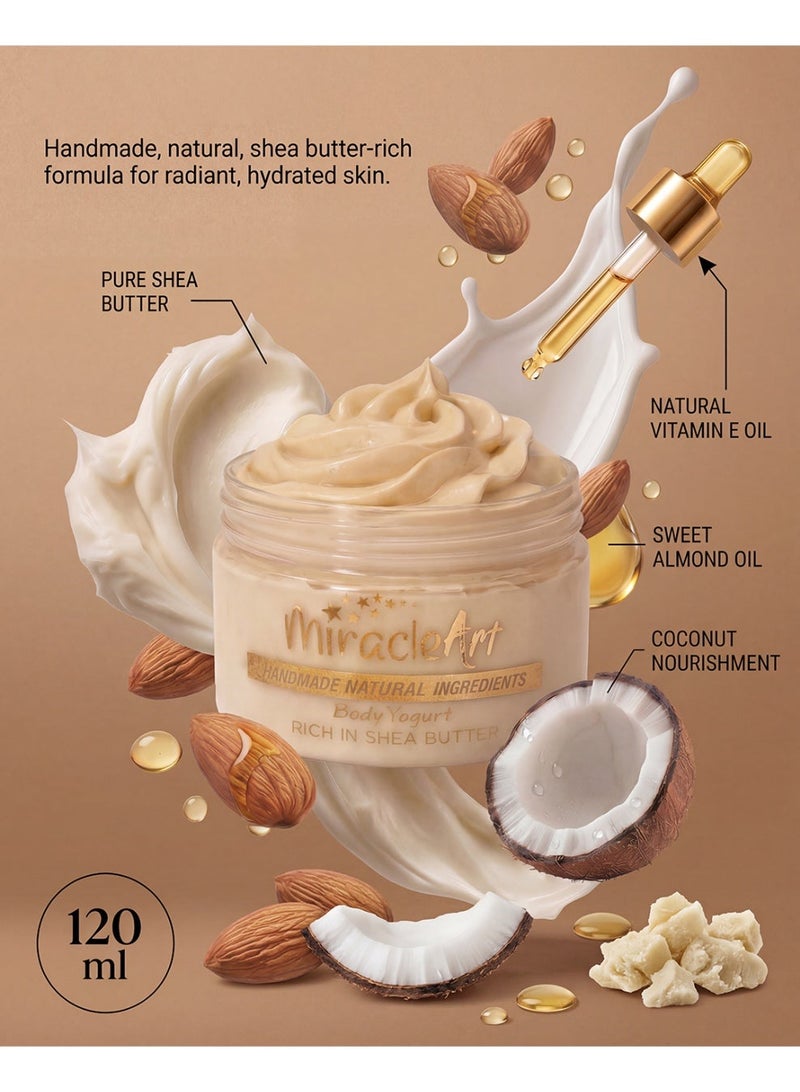 Miracle Art Body Yogurt - Oud Night inspired by Initio oud for greatness 4.23 Oz - Image 2