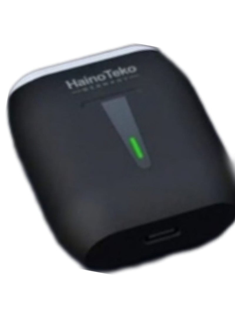 Haino Teko Germany T1 Wireless Earbuds With Wireless Charging Case + Battery Size 300 mAh In Black Colour - Image 3