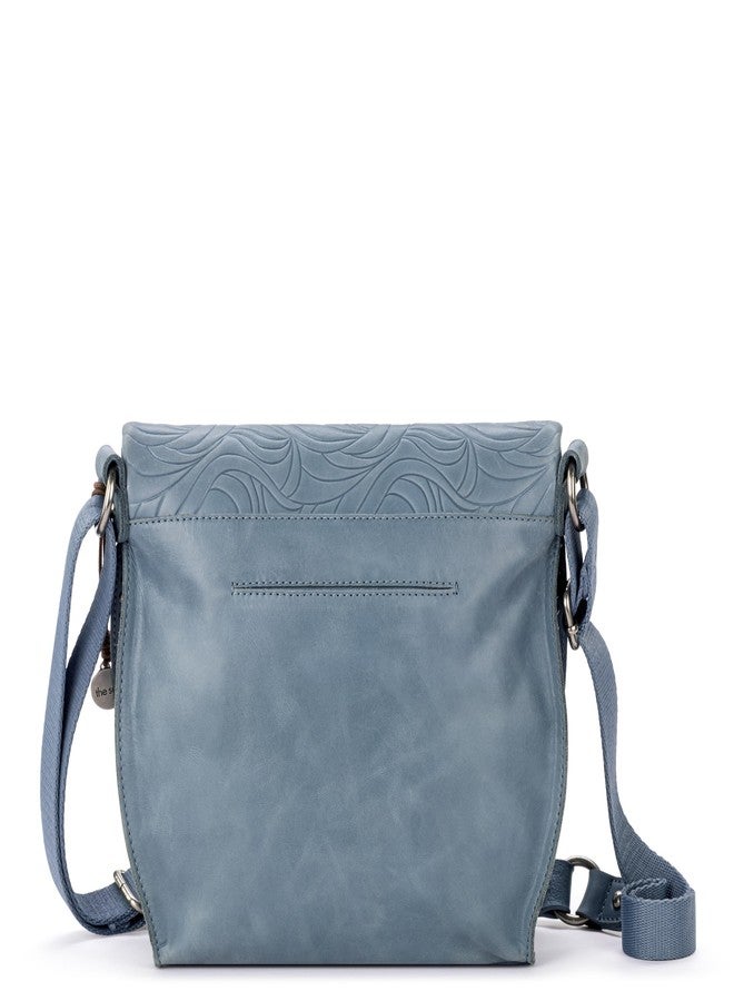 The Sak Silverlake Crossbody in Leather, Adjustable Crossbody Strap, Maritime Wave Emboss - Image 5
