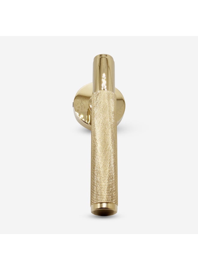 CINCINNO Fidelis/A Premium Anti-Rust Brass Door Handle Pair – Durable & Stylish for Home & Office, UV Protection, 2-Year Color & 5-Year Mechanical Warranty, Salt Spray Tested (Gold Plated)  - Image 3