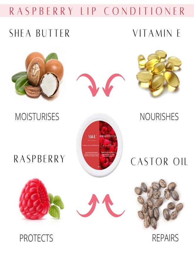 Mu قناع شفاه توت العليق من M&U، بلسم للشفاه الداكنة والجافة والمصطبغة | بلسم شفاه ملون | غني بزبدة الشيا وفيتامين E | للرجال والنساء. - Image 4