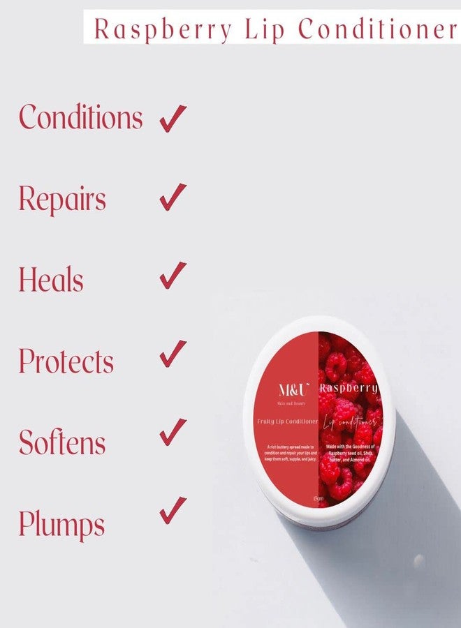 Mu قناع شفاه توت العليق من M&U، بلسم للشفاه الداكنة والجافة والمصطبغة | بلسم شفاه ملون | غني بزبدة الشيا وفيتامين E | للرجال والنساء. - Image 5