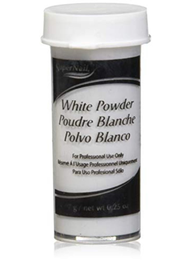 SuperNail super nail White Powder 025 Ounce - Image 1