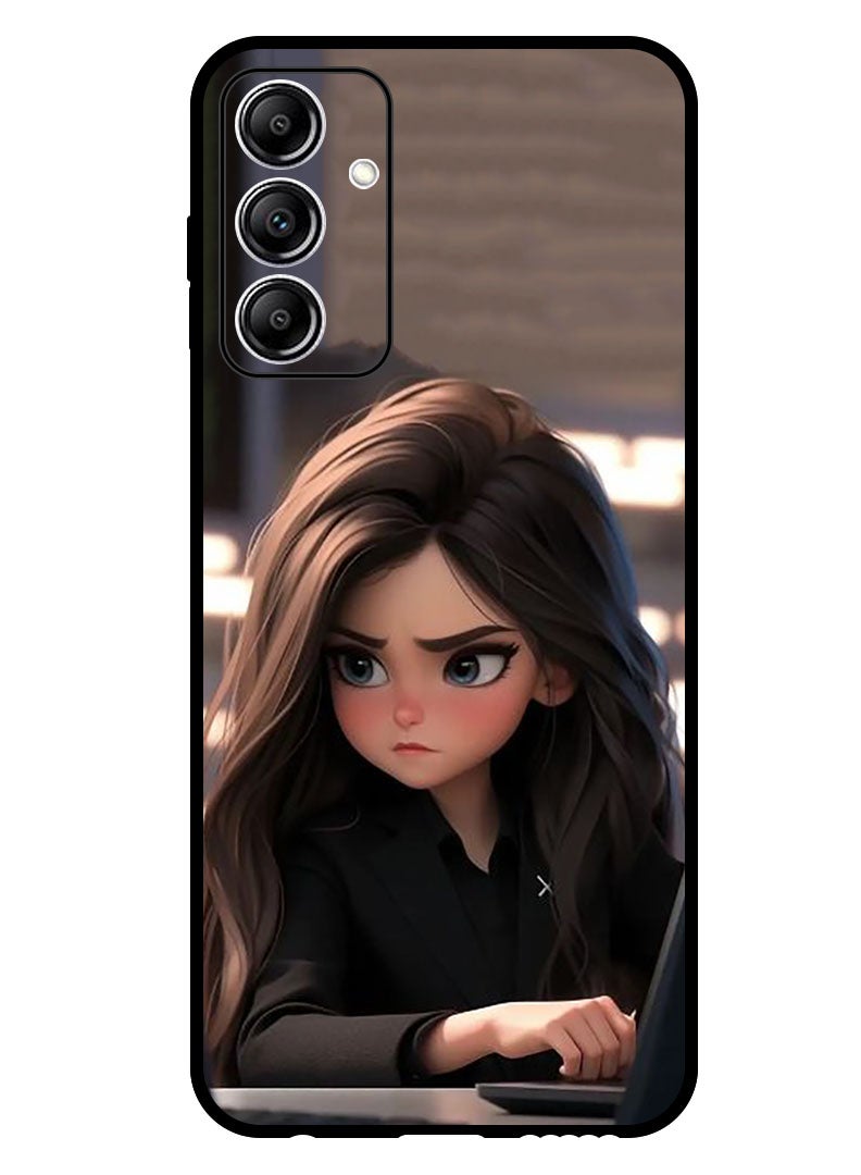 Theodor Protective Case Anti Scratch Shock Proof Bumper Cover For Samsung Galaxy A35 Angry Girl - Image 1