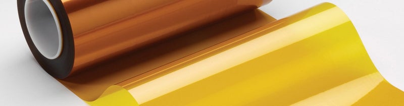 شريط لاصق مقاوم للحرارة من كابتون بوليميد / عالي الحرارة 500 مم × 33 متر