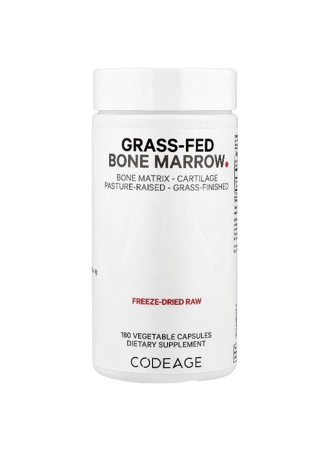 Codeage - Codeage, Grass-Fed Bone Marrow, 180 Vegetable Capsules - Image 1
