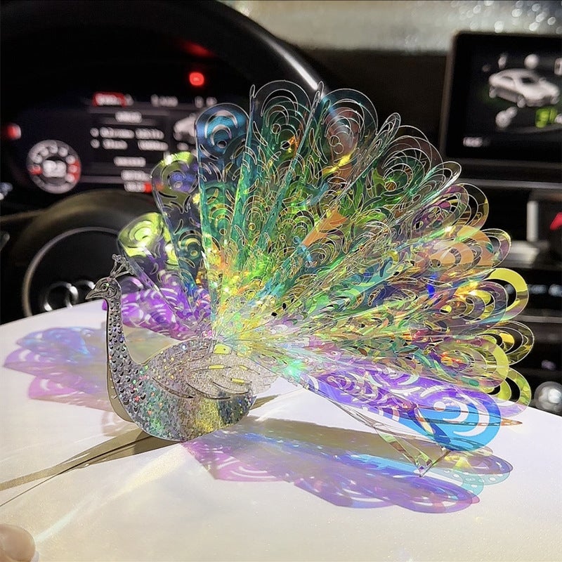 Glittering Peacock Teachers Day 3D Birthday Card Sparkling Dream Peacock 