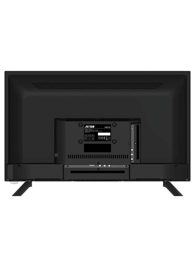 ARRQW 24-inch Standard TV, HD Ready, 1366x768 Resolution, 60Hz Refresh Rate, Stereo Sound, Wireless Display, 2 HDMI, 2 USB, Wall Mount | Model: RO-24LP  - Image 4