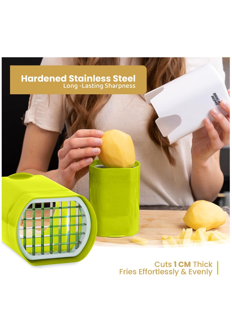 Bright Home Manual Potato French Fry Cutter for Deep Fryer Air Fryer Potato Fries Cutter  - Image 1