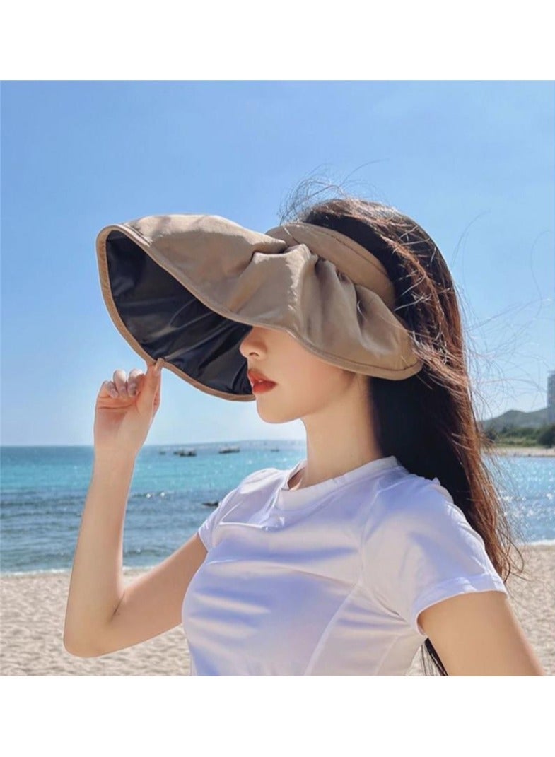 Anna Outdoor Cycling Sun Protection Wide-Brimmed Cap with Headband - UV-Blocking, Breathable Sport Hair Accessory - Image 4
