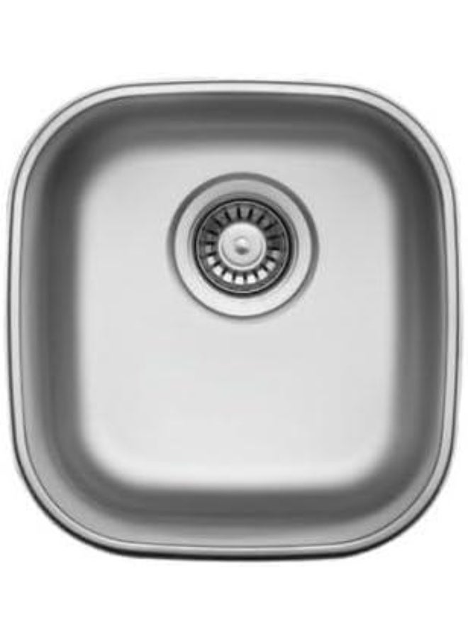 يوكنوكس حوض مطبخ  – ستانلس ستيل – حوض واحد – تركيب تحت السطح – D 345 - Image 1