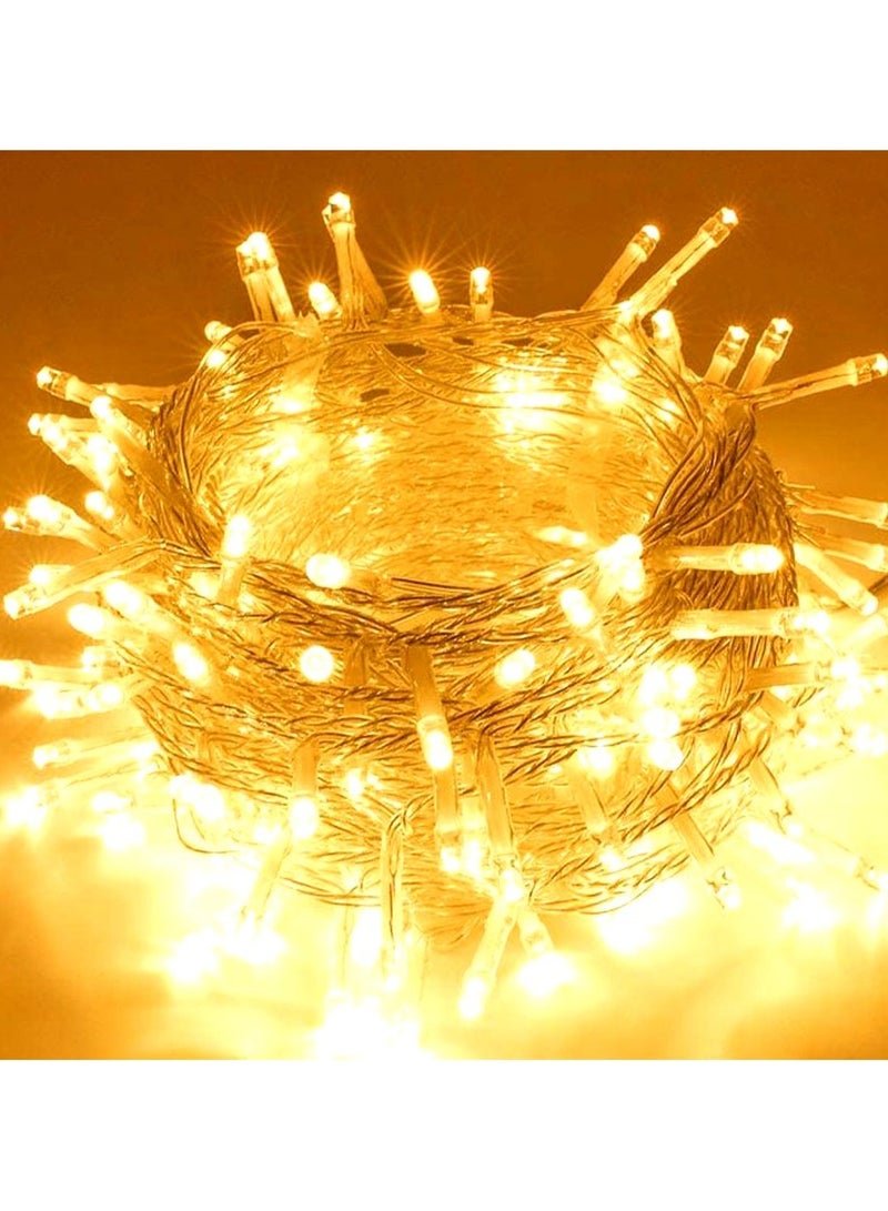 zayo Decorative LED Warm White String Lights 50 Meter with Power Plug - Image 2