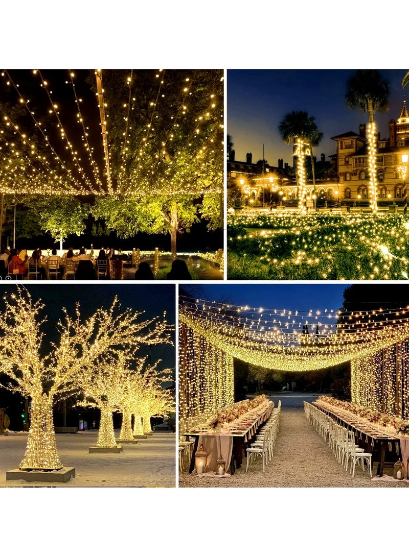 zayo Decorative LED Warm White String Lights 50 Meter with Power Plug - Image 3