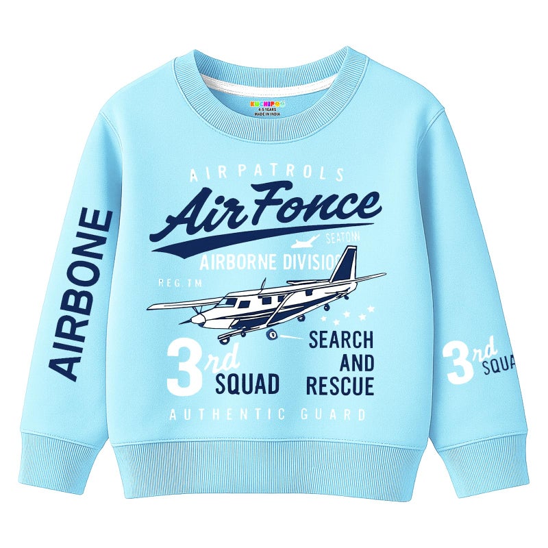 Kuchipoo Boys Regular Fit Winterwear Sweatshirt (KUC-SWT-358, 3-4 Years, Multi-Colored) - Image 4