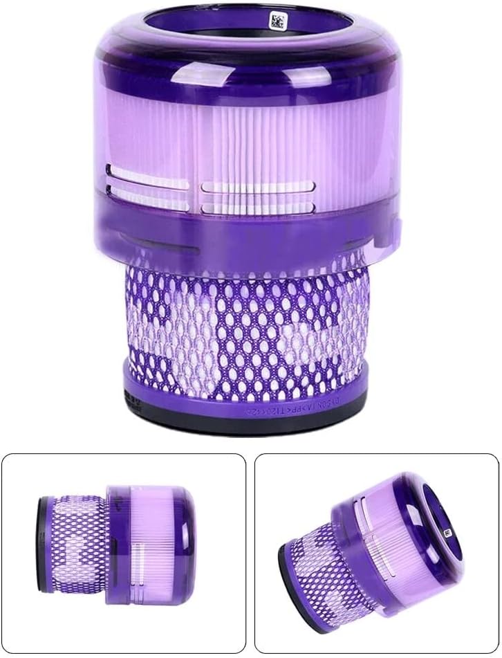 تشان تشنج قطع غيار لفلاتر الشفط من ، عدد 2 قطعة، لمكنسات الغبار Dyson SV19 Omni-Glide و SV12 Omni-Glide. رقم الجزء: 965241-01، مخصصة لتنظيف المنازل. - Image 3