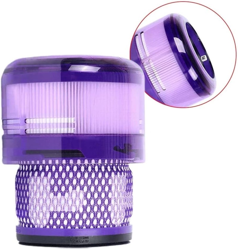 تشان تشنج قطع غيار لفلاتر الشفط من ، عدد 2 قطعة، لمكنسات الغبار Dyson SV19 Omni-Glide و SV12 Omni-Glide. رقم الجزء: 965241-01، مخصصة لتنظيف المنازل. - Image 4