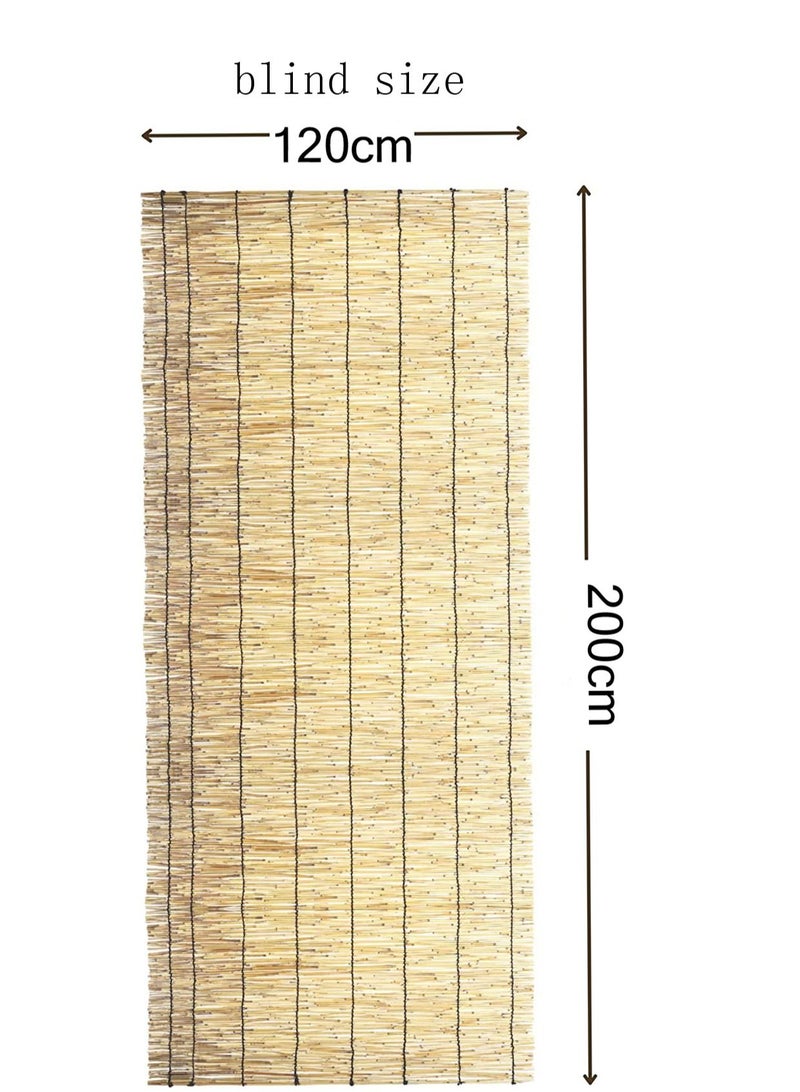 FFD Bamboo Blinds Natural Bamboo Curtain Bamboo Roll up Window Blinds Window Shades Roll Natural Reed Binds Sun Shade For Indoor and Outdoor