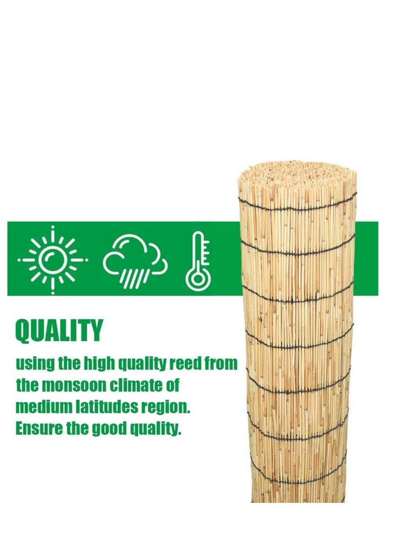 FFD Bamboo Blinds Natural Bamboo Curtain Bamboo Roll up Window Blinds Window Shades Roll Natural Reed Binds Sun Shade For Indoor and Outdoor