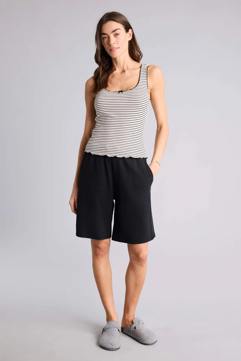 ديفاكتو Regular Fit Ribana Tank Top