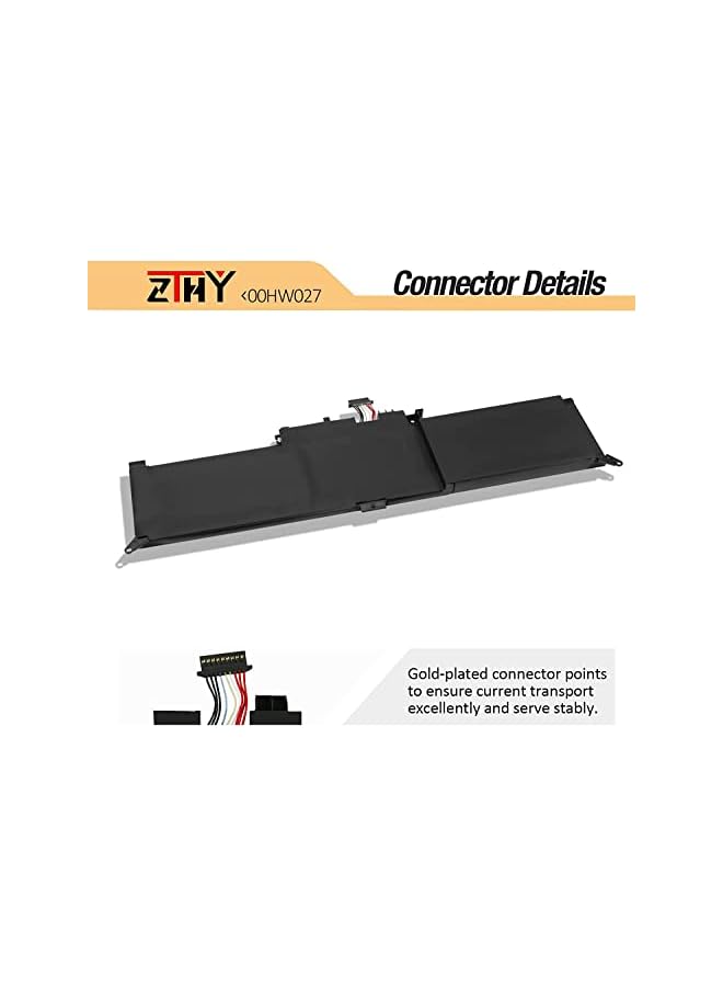 ZTHY 00Hw026 00Hw027 Laptop Battery For Lenovo Thinkpad New S1 2018 Yoga 260 370 X380 20Fd 20Fe 20Jh 20Jj 20Lh 20Fd001Wge 20Lh000Pge 20Jh002Kge 01Av432 01Av433 01Av434 Sb10F46465 15.2V 44Wh 2895Mah - Image 4