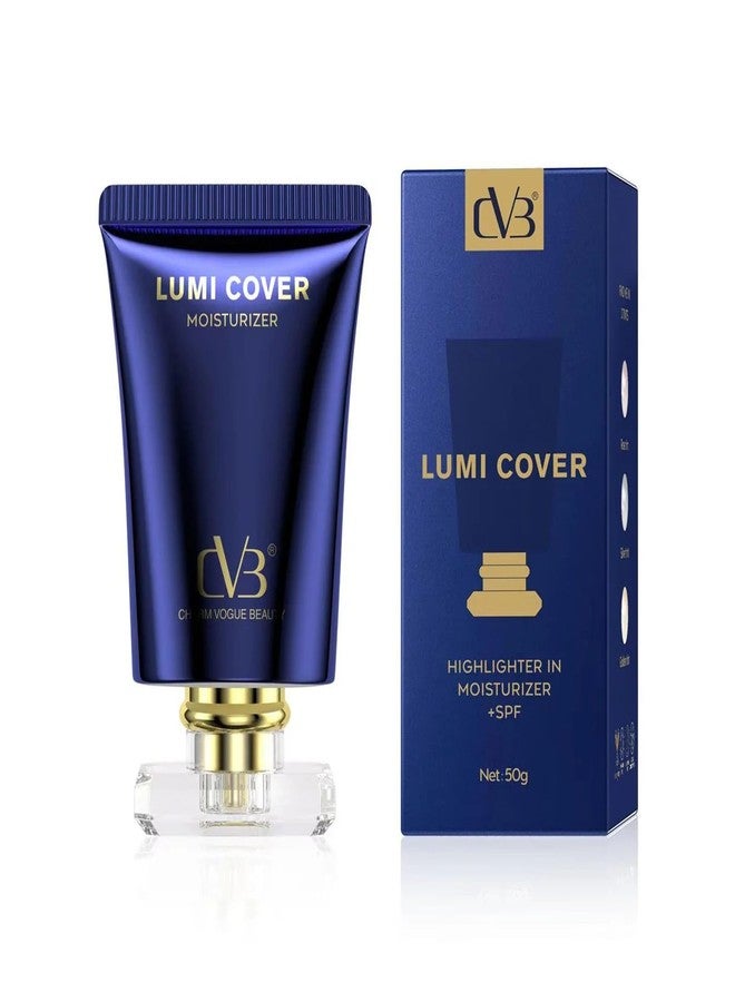 سي في بي كريم مرطب للوجه CVB C183 Lumi Cover مع هايلايتر وعامل حماية من الشمس - 50 غرام | كريم مرطب للوجه مع إشراقة مشرقة وحماية من الشمس (لون وردي، 50 غرام) - Image 1