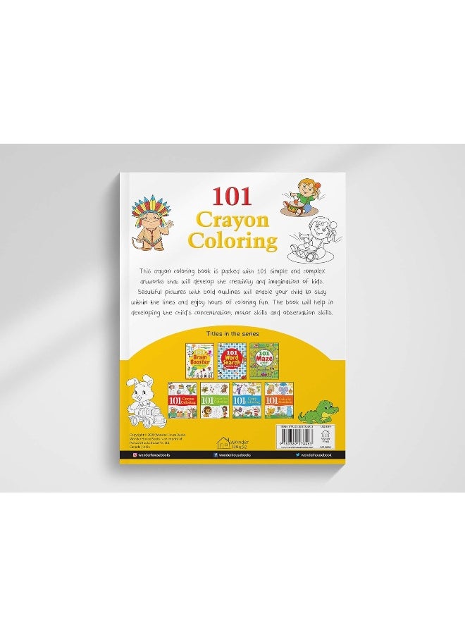 101 Crayon Coloring: Fun Activity Book For Children  - Image 3
