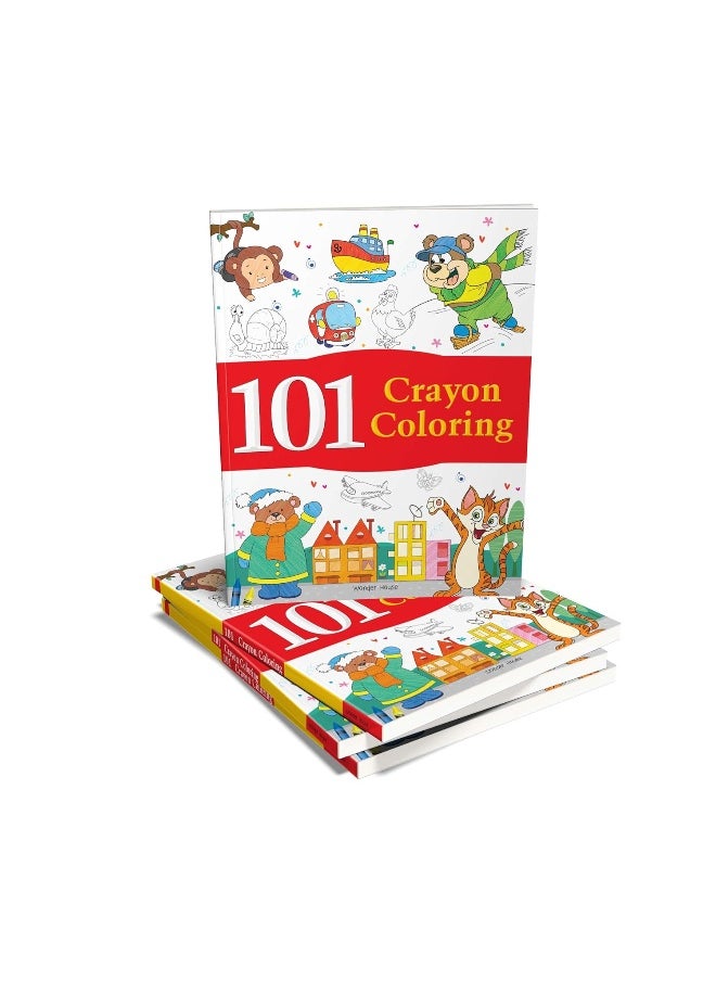 101 Crayon Coloring: Fun Activity Book For Children  - Image 2