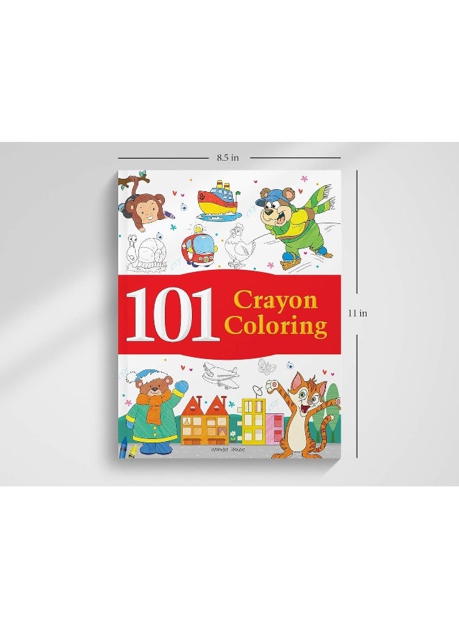 101 Crayon Coloring: Fun Activity Book For Children  - Image 5