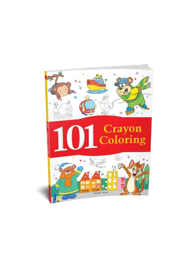101 Crayon Coloring: Fun Activity Book For Children  - Image 1