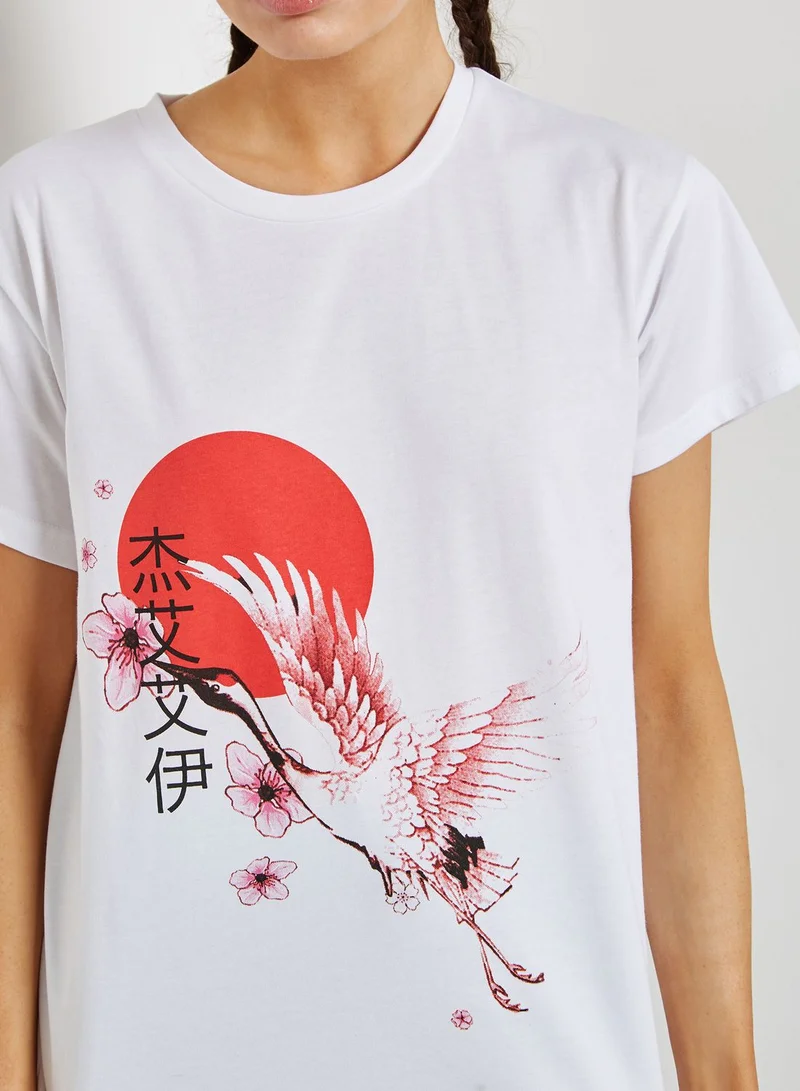 liquor poker Printed T-Shirt