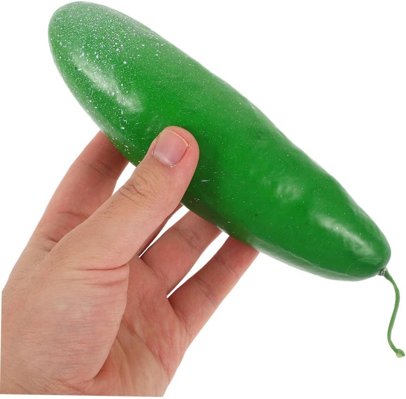 Artificial Cucumber Display Props 8pcs Lightweight Lifelike Vegetable Models for Kitchen Decoration Photography Food Shop Display - Image 4