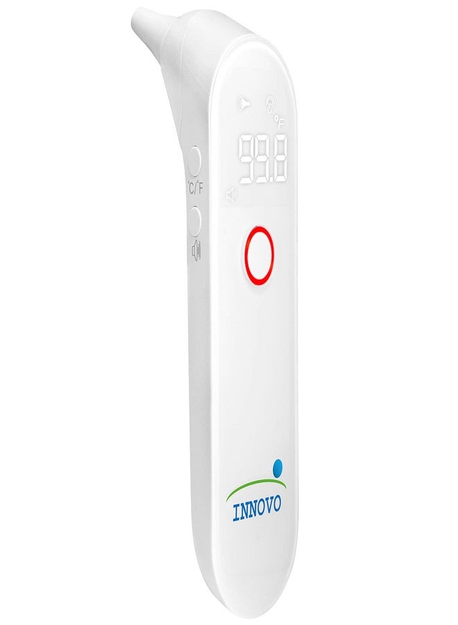 أنوفو مقياس حرارة الأذن الرقمي بالأشعة تحت الحمراء القابل لإعادة الاستخدام Innovo iE100B، من السلسلة الاحترافية، مع خاصية التنبيه عند ارتفاع درجة الحرارة و20 مسبارًا للاستخدام لمرة واحدة - Image 2