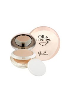 Glam 21 Glam21 Oil Control Sleek & Soft 2In1 Compact Powder 20G; Sweat & Waterproof Long Lasting Makeup With Vitamins E & C  - Image 1