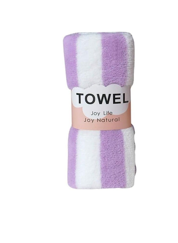 Microfiber towel, perfect cleaning and shine in one wipe, available in several colors, Mk (Purple)  - Image 1