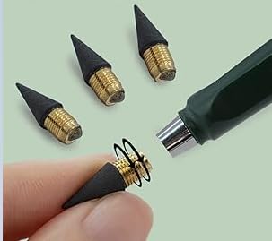 S India Mart Everlasting Pencil Infinite Pencil Infinity Pencil With Eraser Inkless Magic Pencils Portable Reusable Erasable Writing Pencil multicolour pack of 3 - Image 5