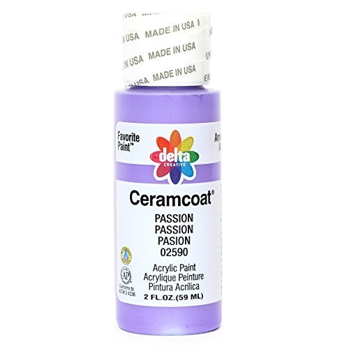 Delta Creative Ceramcoat Acrylic Paint in Assorted Colors (2 oz), 2590, Passion - Image 1
