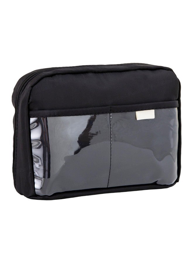 FunBlast Pencil Case for Kids - Large Capacity Zipper Pencil Pouch for Kids & Adult, Multipurpose Stationary Pouch Bag for Kids, Makeup Pouch, Aesthetic Pouch (Black2) - Image 1