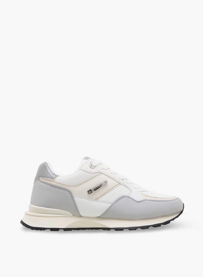 Celeste WHITE Women Panelled Lace-Up Sneakers for Women | Best Price UAE