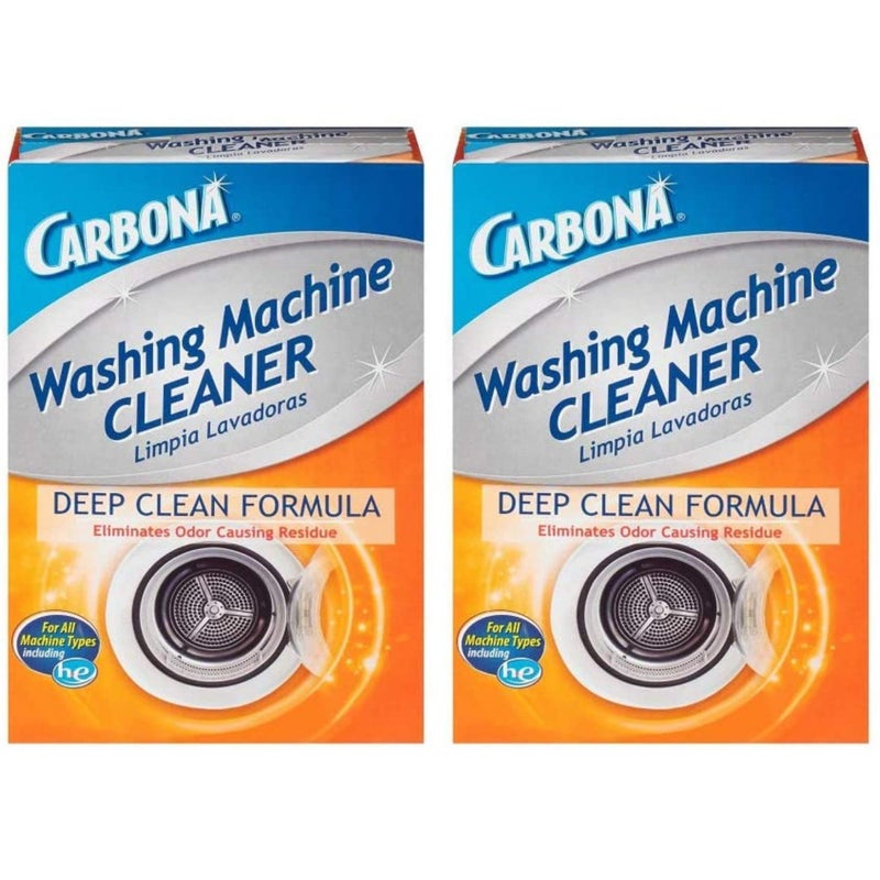 Carbona® Washing Machine Cleaner | Eliminates Odor & Residue | 3 Count, 2 Pack - Image 1