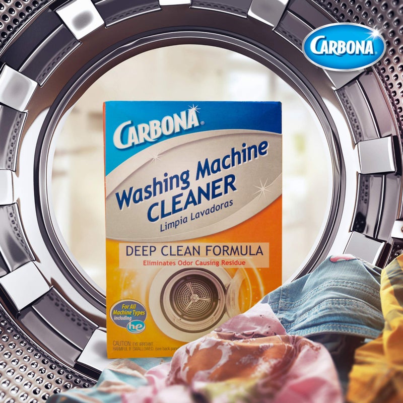 Carbona® Washing Machine Cleaner | Eliminates Odor & Residue | 3 Count, 2 Pack - Image 5