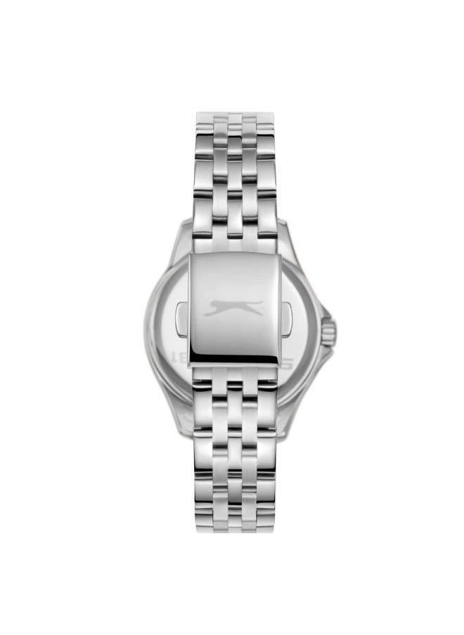 Slazenger SLAZENGER SL.9.2392.4.01 Women's Multi Function Display Watch & Metal Strap Silver  - Image 4