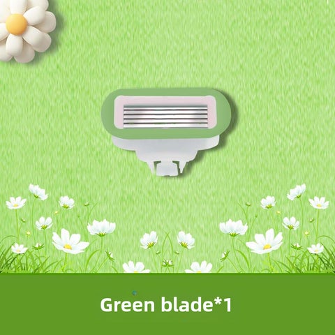 Ladies All-Purpose Razor with Soap Strip avocado -1 head