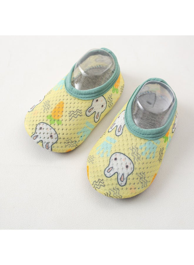Customized Children's Floor Socks With Anti-slip Mesh And Breathable Design, Baby Walking Socks, Personalized Infant Home Cartoon Socks