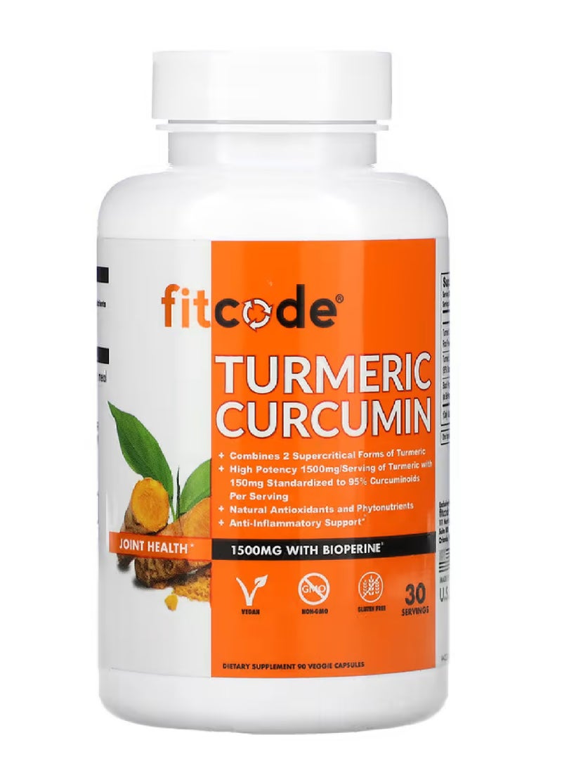 fitcode FITCODE TURMERIC CURCUMIN 30 SERVINGS 