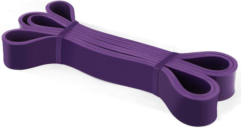 XFyt Beyond Boundaries: 40-90 Lbs Pull Up Resistance Bands for Very Heavy Strength Workouts & Fitness Gym | Natural Rubber Loop Band for Men Training (20-45Kgs, Purple) - Image 2