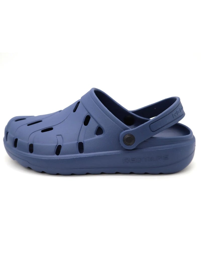 Red Tape Men's Discover Comfortable Clogs || Sandals with Adjustable Back Strap for Men Navy Blue - Image 4